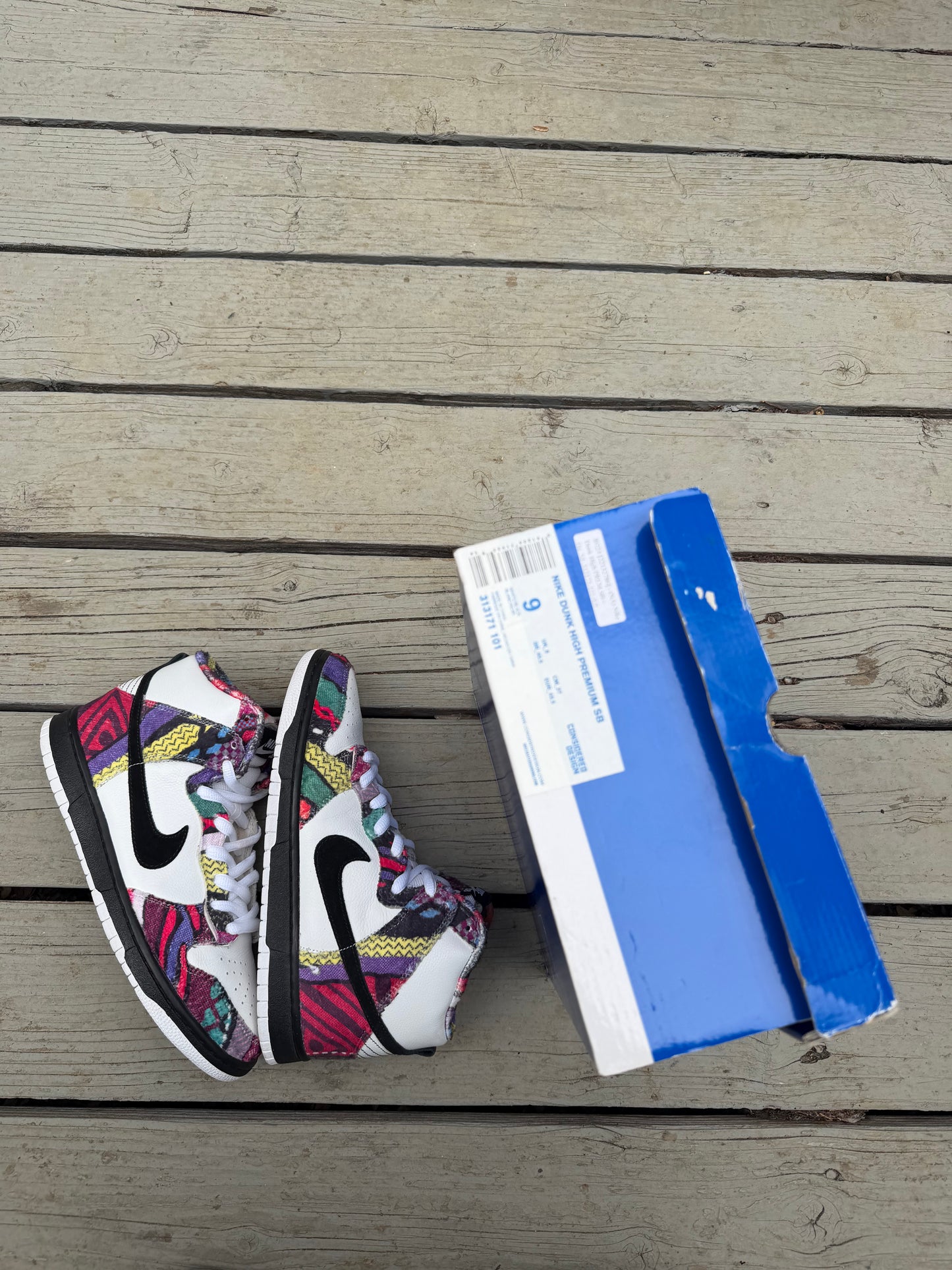 Size 9 - Nike Dunk High Premium SB Huxtable