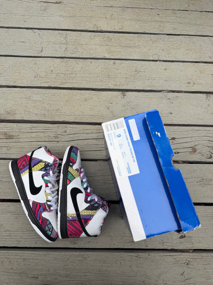 Size 9 - Nike Dunk High Premium SB Huxtable