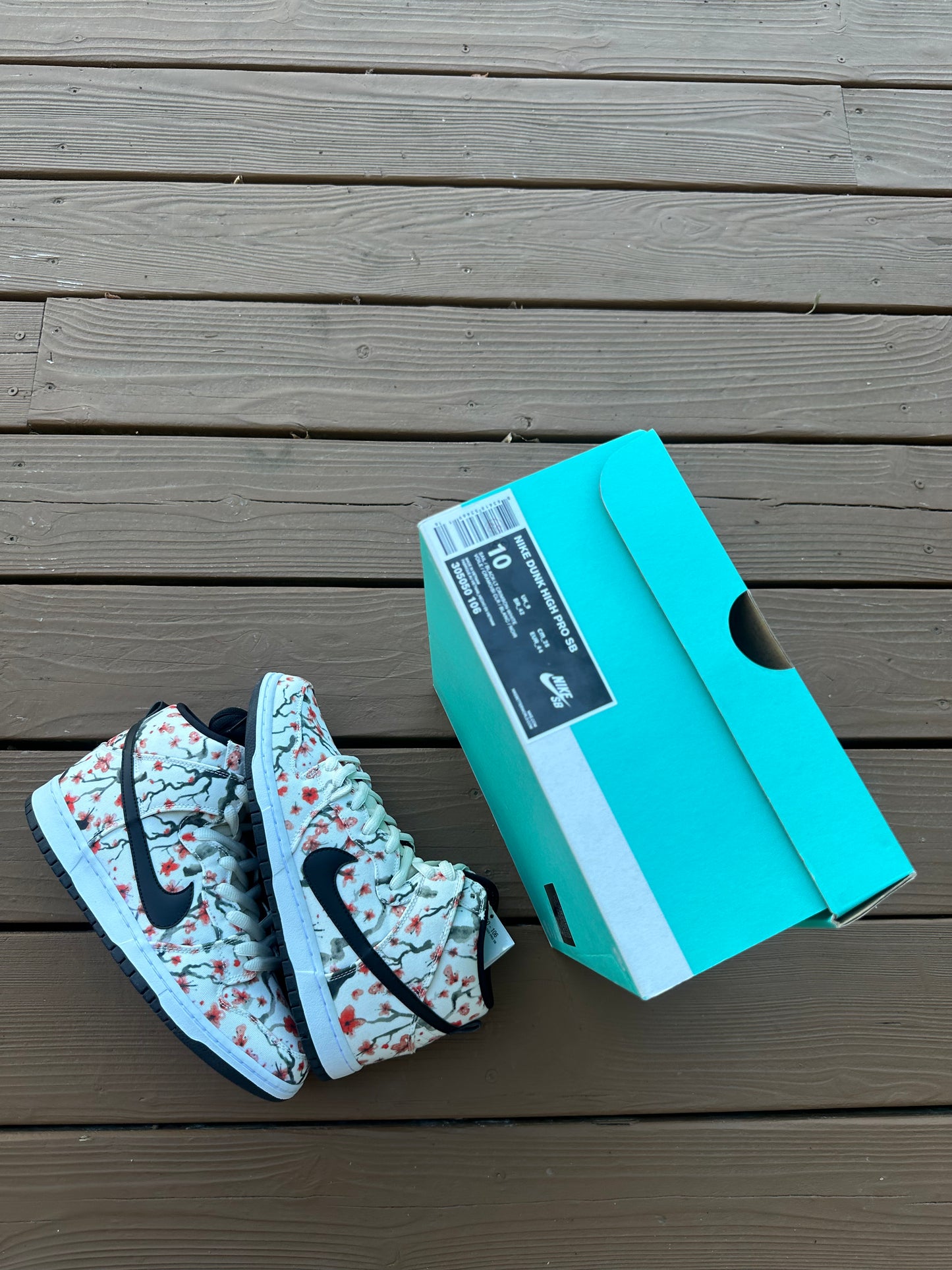 Size 10 - Nike Dunk High Pro SB Cherry Blossom