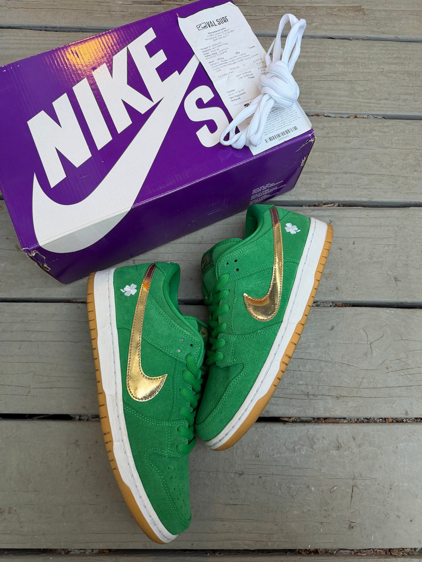 Size 10 - Nike SB Dunk Low Pro St. Patrick's Day