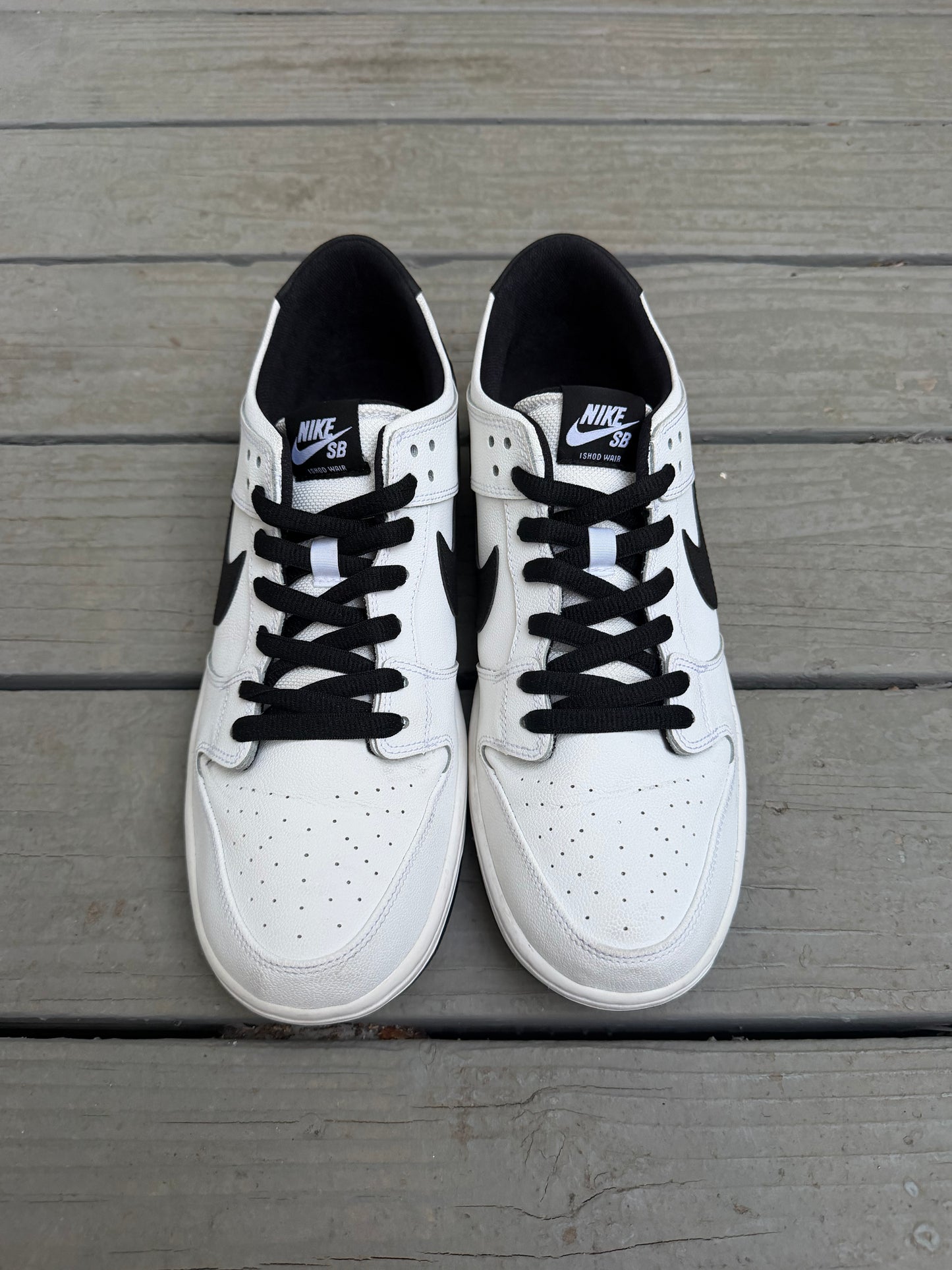 Size 13 - Ishod Wair x Nike SB Zoom Dunk Low Pro White/Black