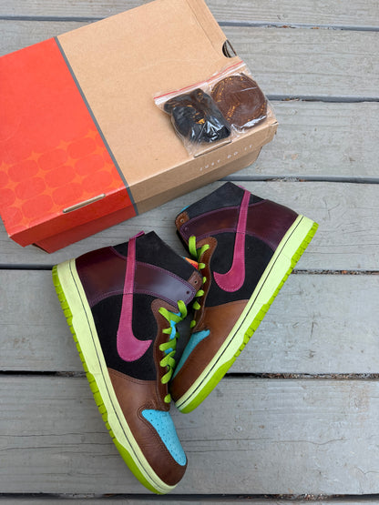 Size 10.5 - Undefeated x Nike Dunk High NL