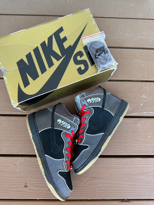 Size 9 - Nike Dunk High Premium SB MF DOOM