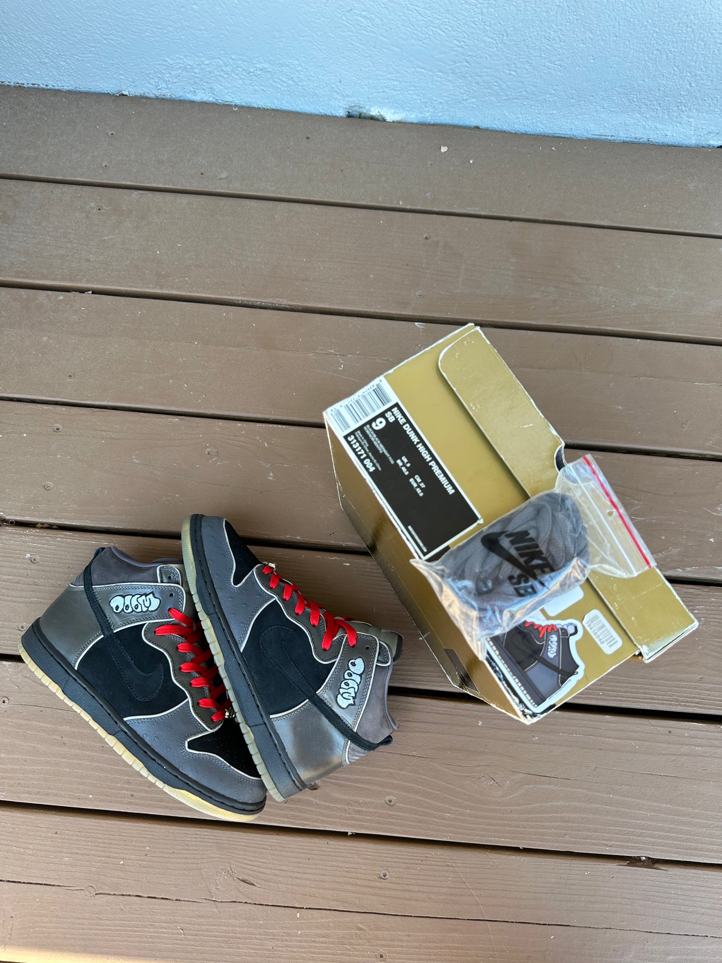 Size 9 - Nike Dunk High Premium SB MF DOOM
