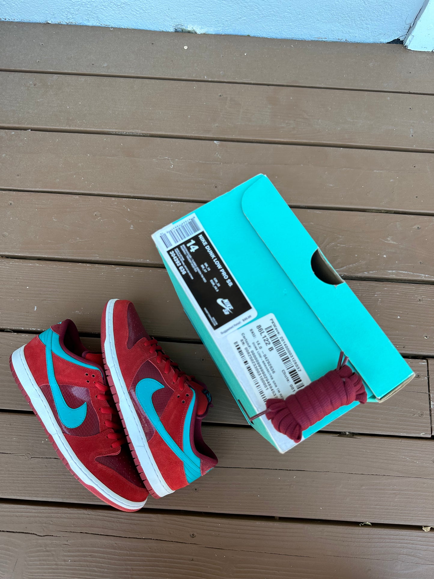 Size 14 - Nike Dunk Low Pro SB Brickhouse Turbo Green