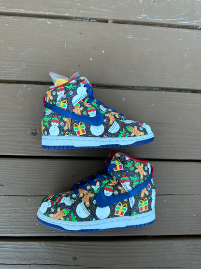 Size 10.5C - Concepts x Nike SB Dunk High Ugly Sweater Preschool KIDS SIZE