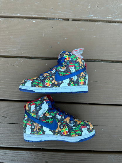 Size 10.5C - Concepts x Nike SB Dunk High Ugly Sweater Preschool KIDS SIZE