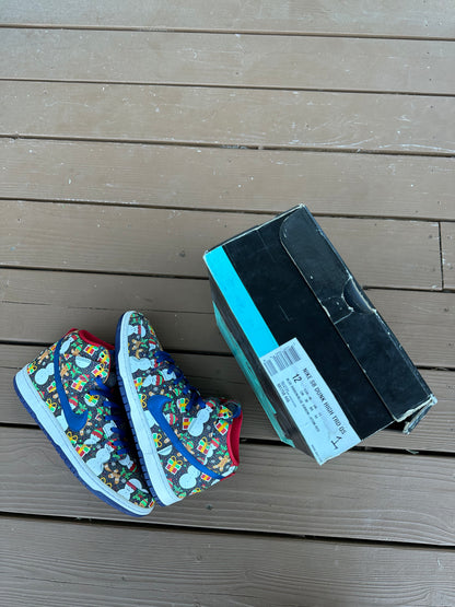 Size 12 - Concepts x Nike SB Dunk High Ugly Sweater