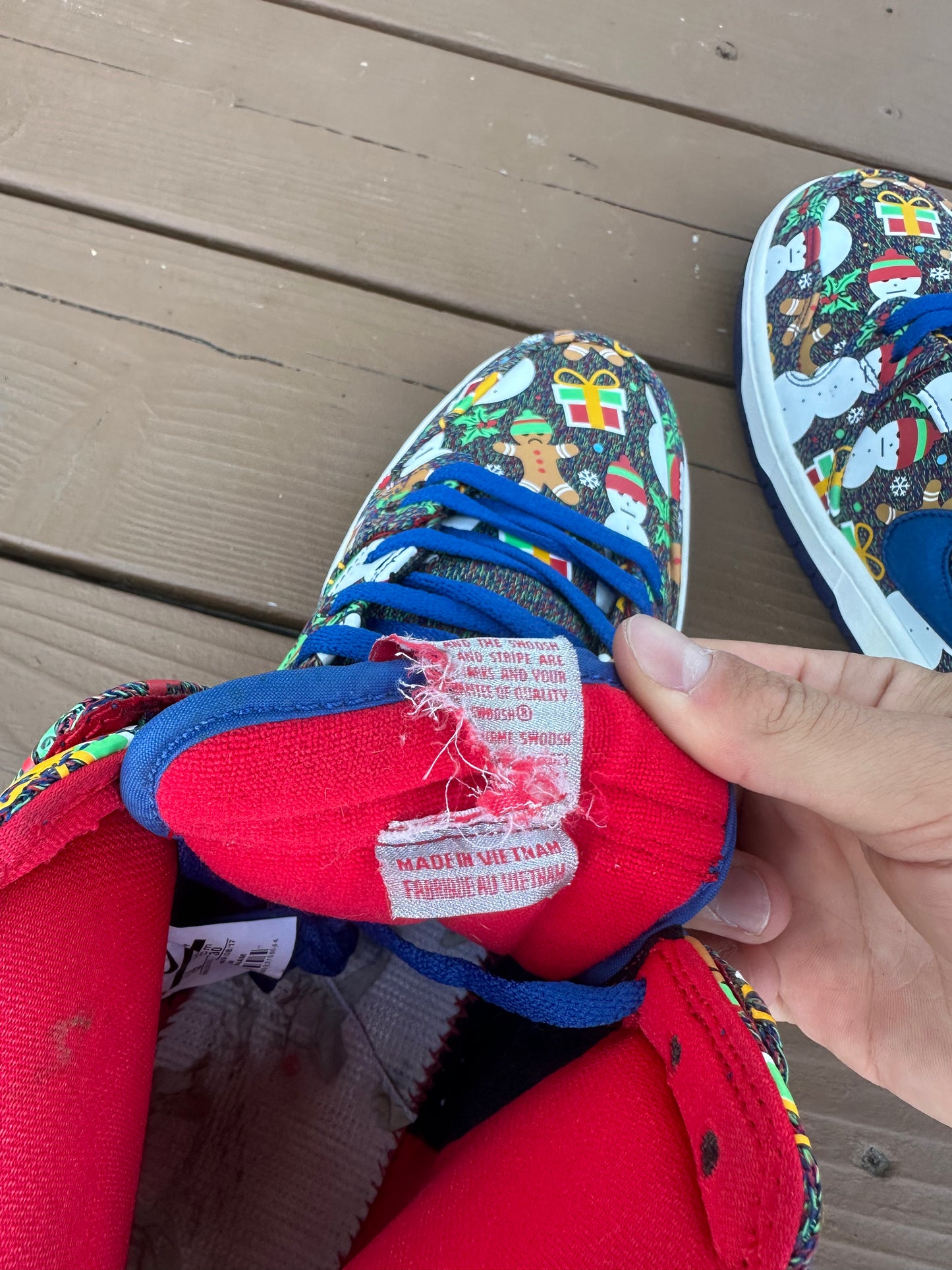Size 12 - Concepts x Nike SB Dunk High Ugly Sweater