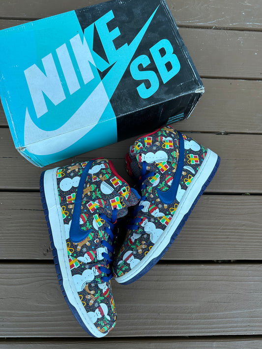 Size 12 - Concepts x Nike SB Dunk High Ugly Sweater