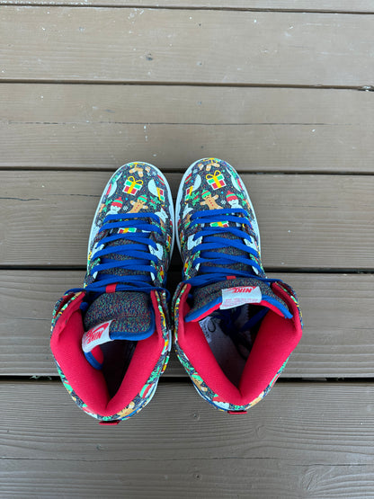 Size 12 - Concepts x Nike SB Dunk High Ugly Sweater