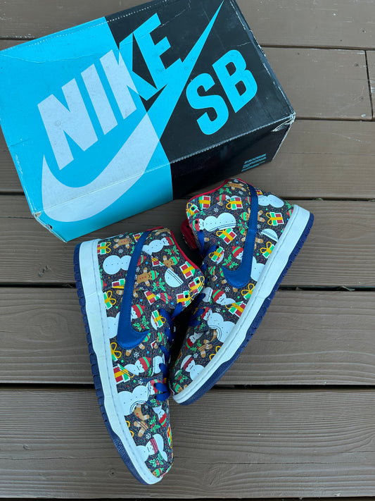 Size 12 - Concepts x Nike SB Dunk High Ugly Sweater