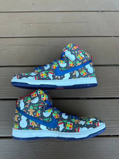 Size 12 - Concepts x Nike SB Dunk High Ugly Sweater
