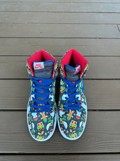Size 12 - Concepts x Nike SB Dunk High Ugly Sweater