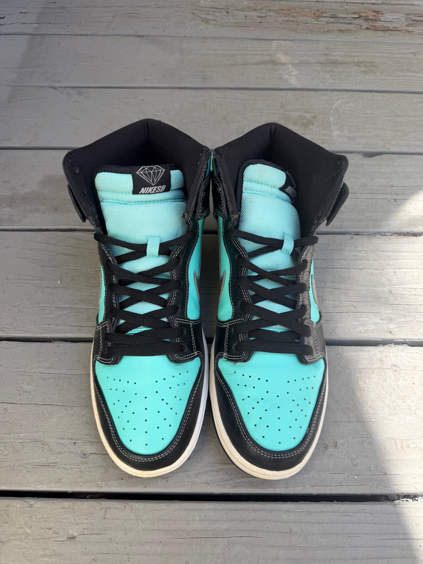 Size 13 - Nike SB Dunk High Pro x Diamond Supply Co. Tiffany