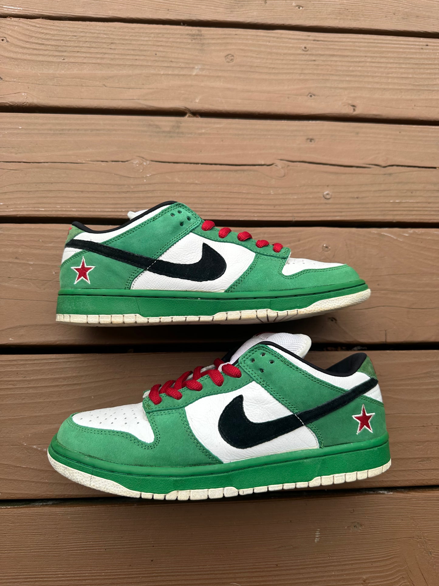 Size 10 - Nike Dunk Low Pro SB Heineken