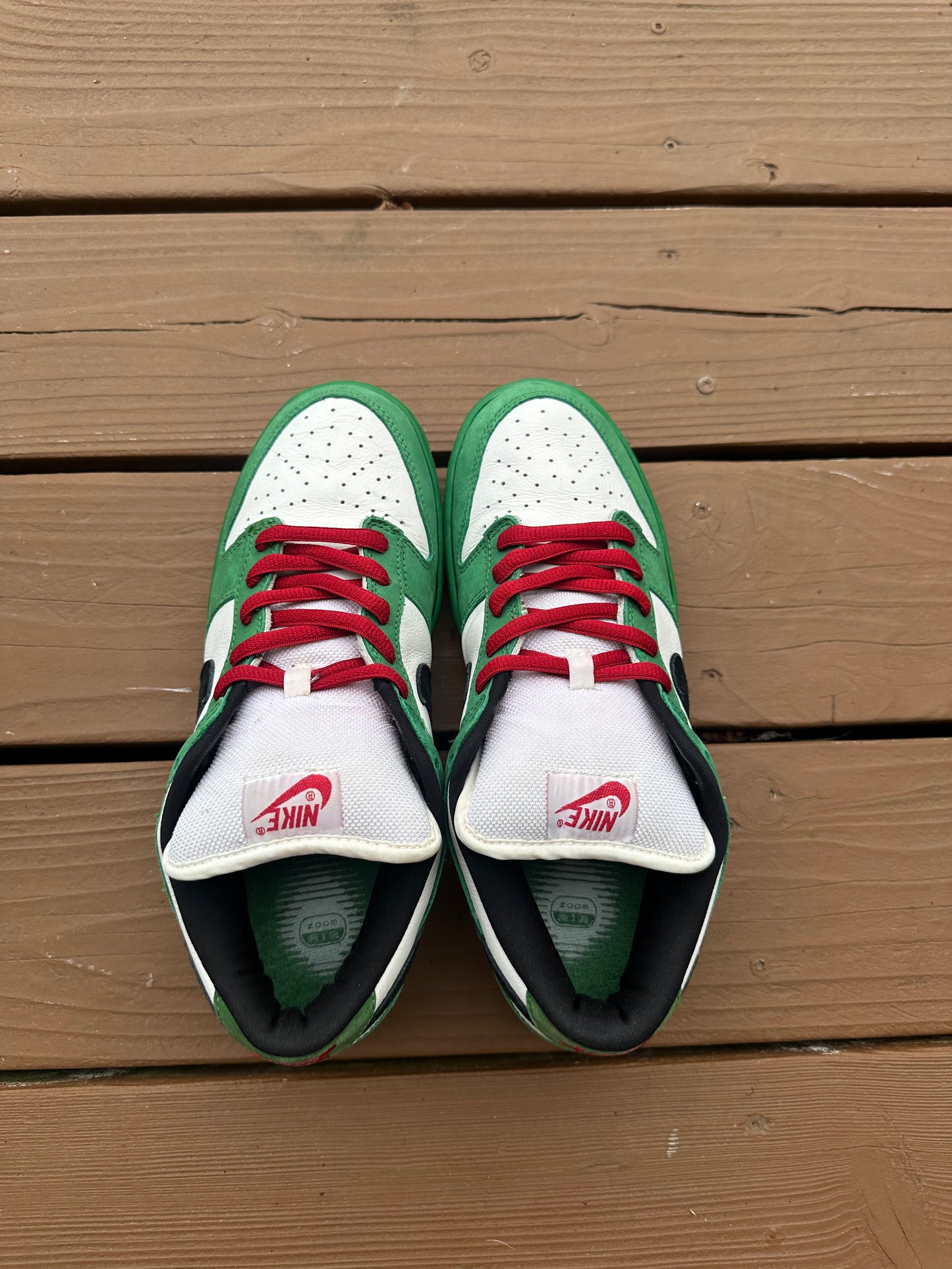 Size 10 - Nike Dunk Low Pro SB Heineken
