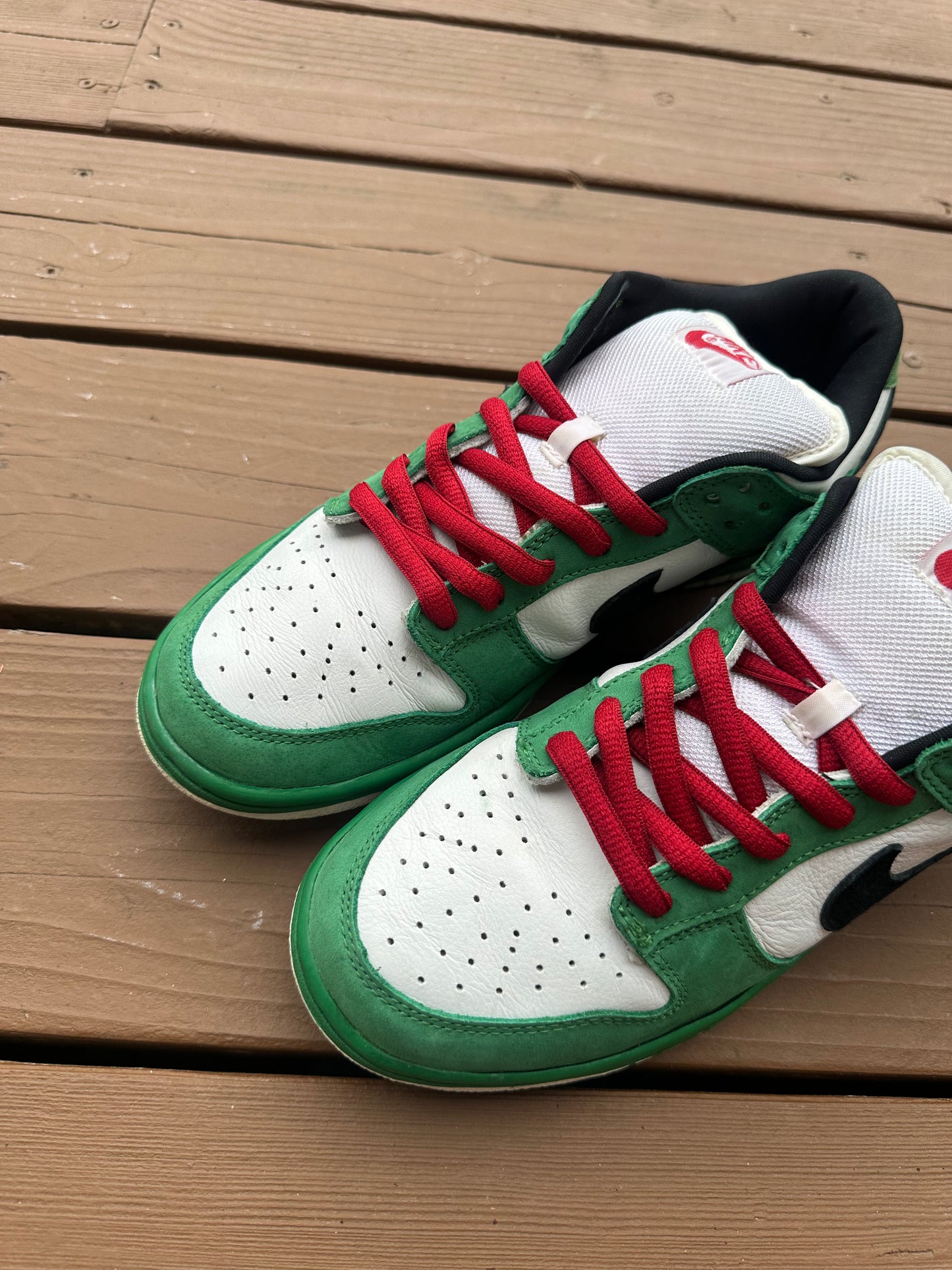 Size 10 - Nike Dunk Low Pro SB Heineken