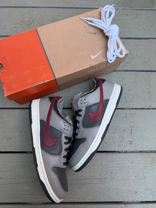 Size 10 - Nike Dunk Low Pro Medium Grey/Team Red-Anthracite