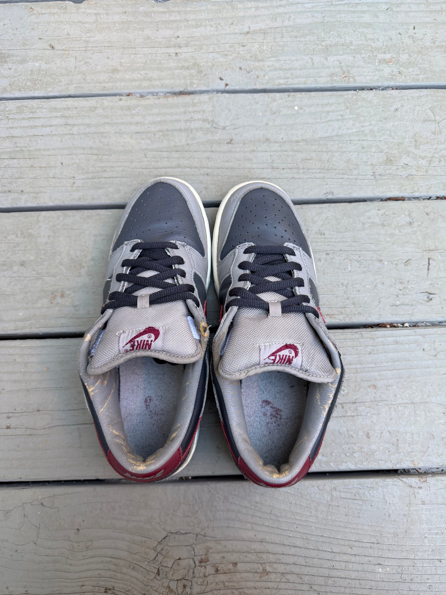 Size 10 - Nike Dunk Low Pro Medium Grey/Team Red-Anthracite