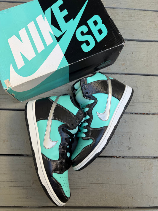 Size 10.5 - Nike SB Dunk High Pro x Diamond Supply Co. Tiffany
