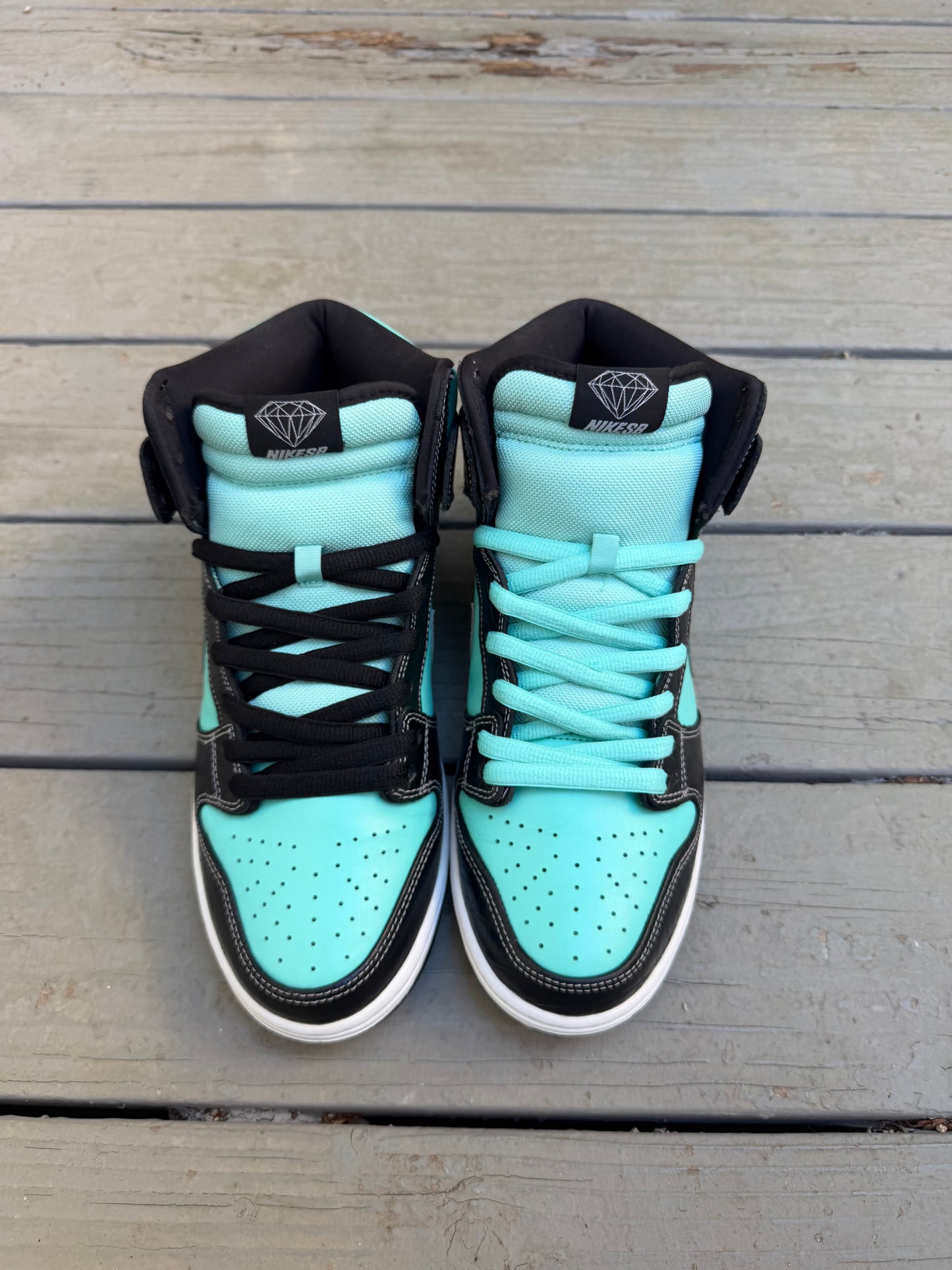 Size 10.5 - Nike SB Dunk High Pro x Diamond Supply Co. Tiffany