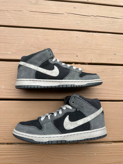 Size 8 - Nike Dunk Mid Pro SB Black Iron
