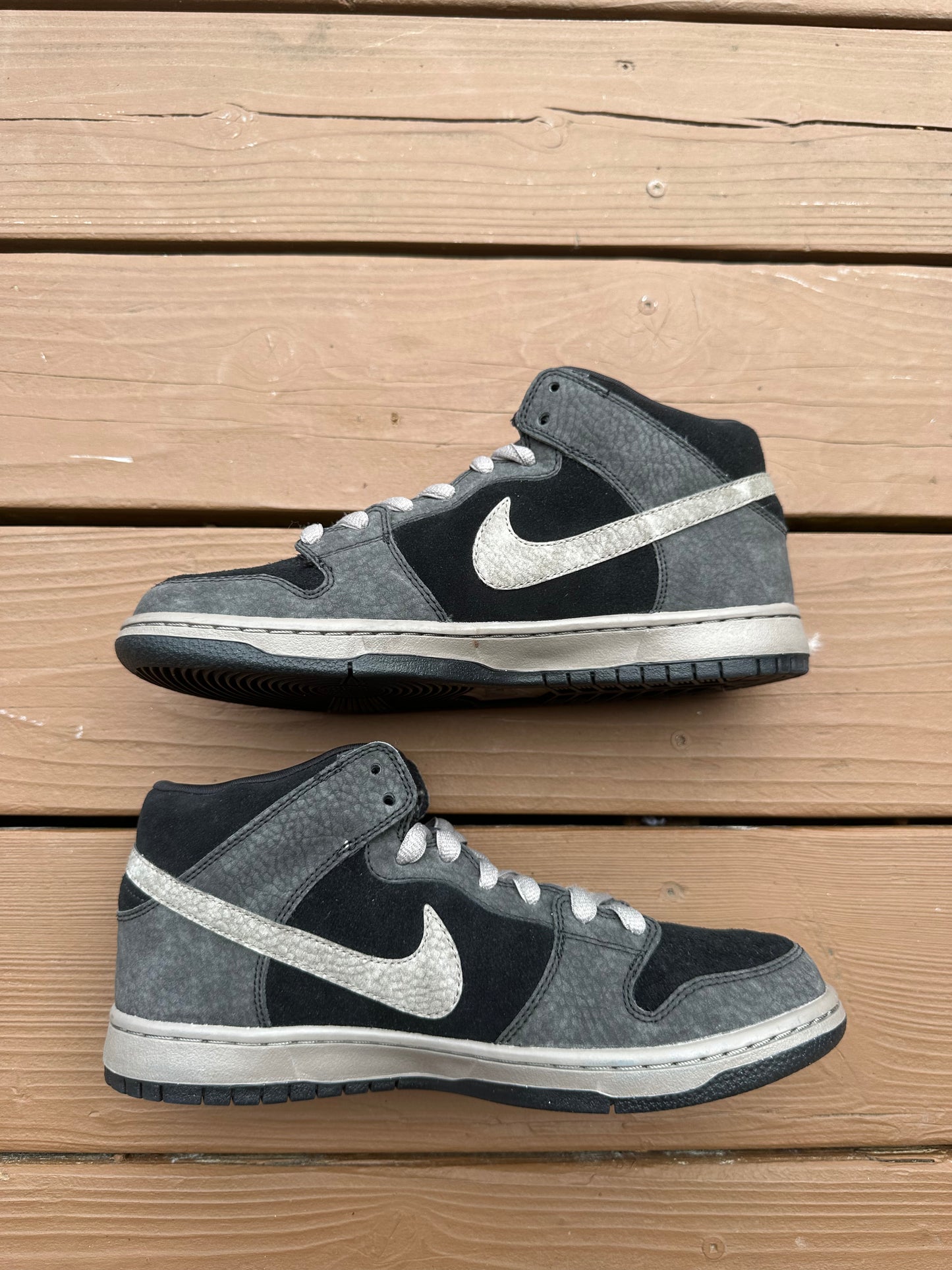 Size 8 - Nike Dunk Mid Pro SB Black Iron