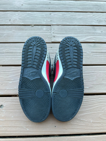 Size 11 - Supreme x Nike SB Dunk Low Premium Red Cement