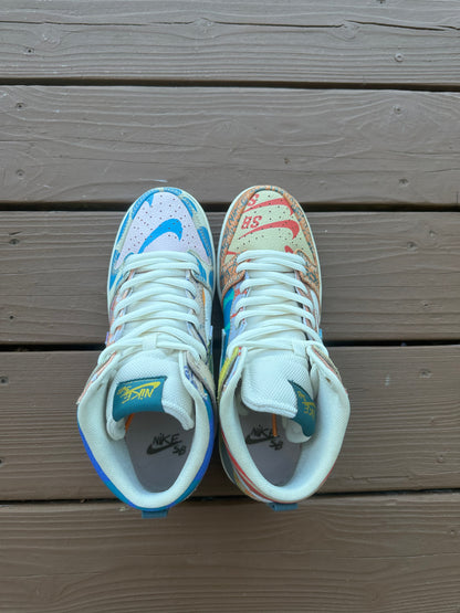 Size 9 - Thomas Campbell x Nike SB Dunk High What The