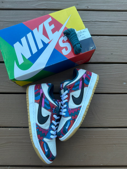 Size 9 - Parra x Nike SB Dunk Low Pro Abstract Art