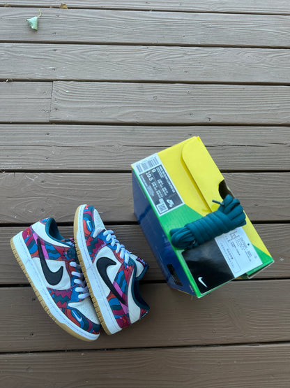 Size 9 - Parra x Nike SB Dunk Low Pro Abstract Art