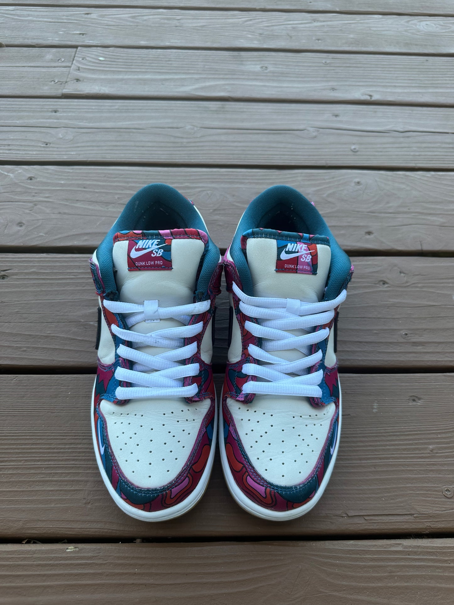 Size 9 - Parra x Nike SB Dunk Low Pro Abstract Art