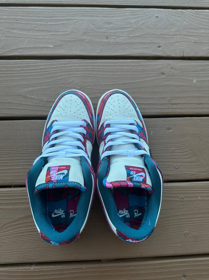 Size 9 - Parra x Nike SB Dunk Low Pro Abstract Art