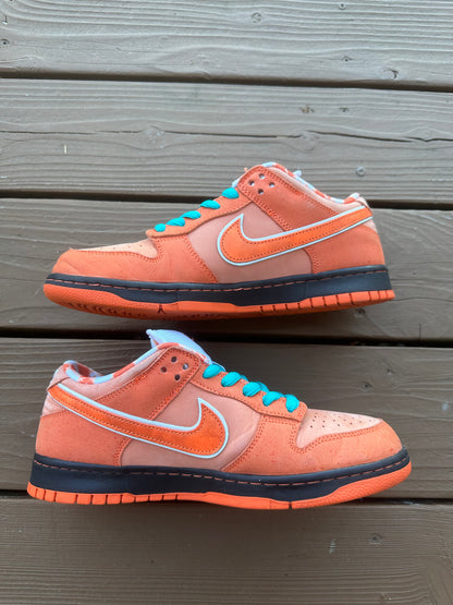 Size 9 - Concepts x Nike SB Dunk Low QS Orange Lobster