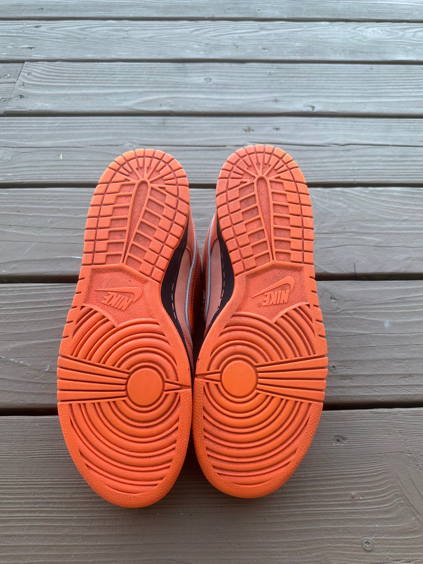 Size 9 - Concepts x Nike SB Dunk Low QS Orange Lobster
