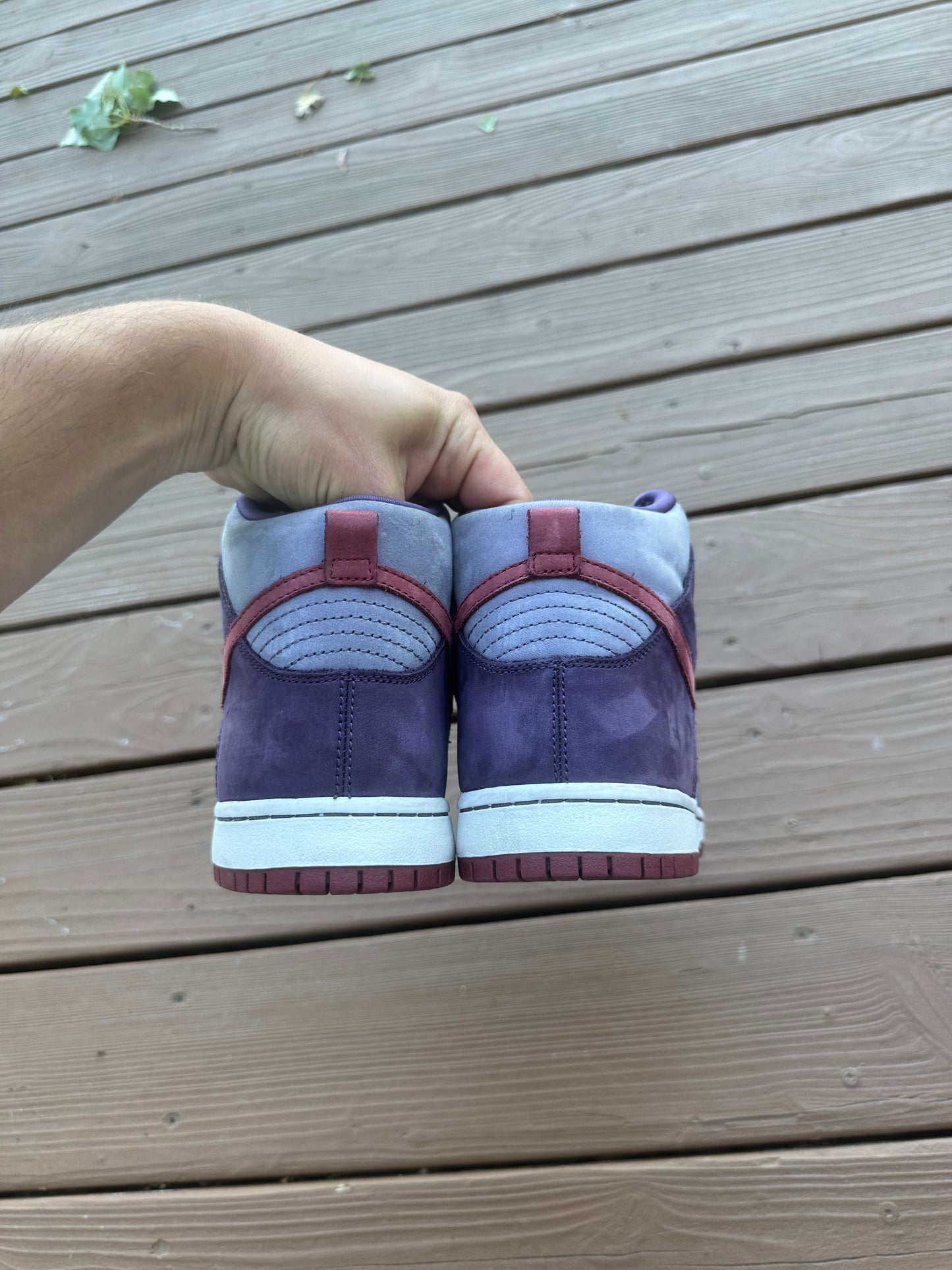 Size 8.5 - Nike Dunk High Premium SB Plum