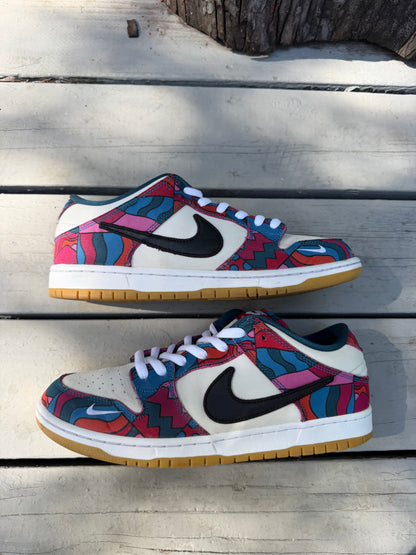 Size 10.5 - Parra x Nike SB Dunk Low Pro Abstract Art