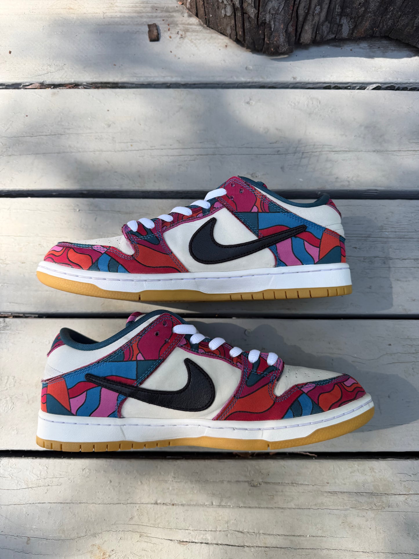 Size 10.5 - Parra x Nike SB Dunk Low Pro Abstract Art