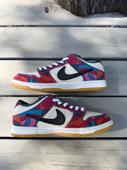 Size 10.5 - Parra x Nike SB Dunk Low Pro Abstract Art