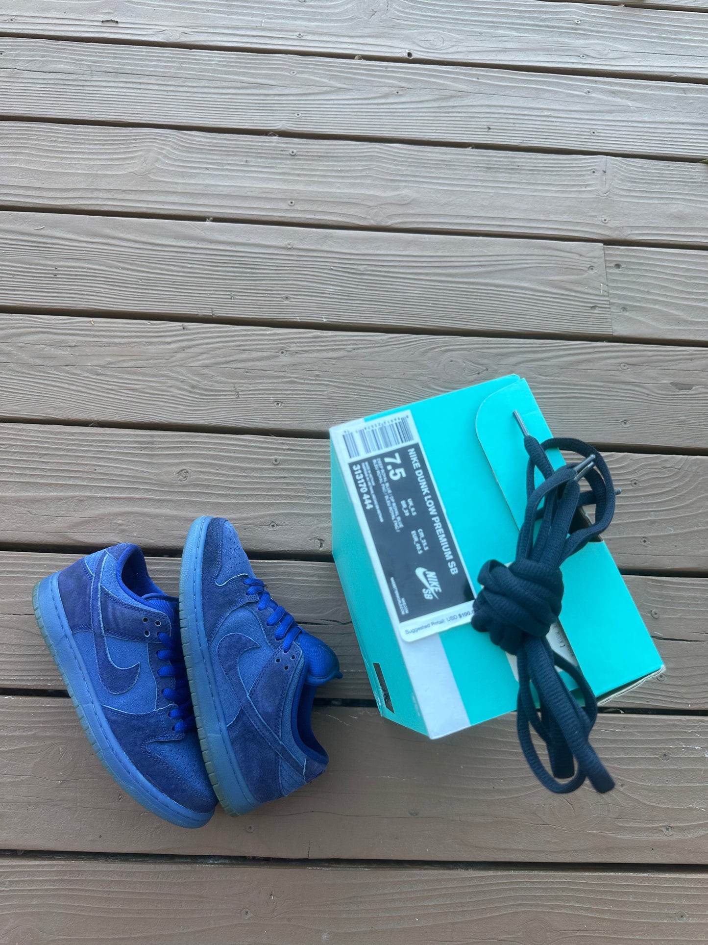 Size 7.5 - Nike Dunk Low Premium SB Once In A Blue Moon