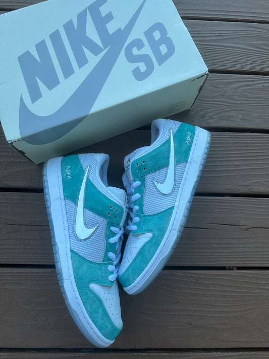 Size 14 - April Skateboards x Nike SB Dunk Low Pro "Turbo Green"