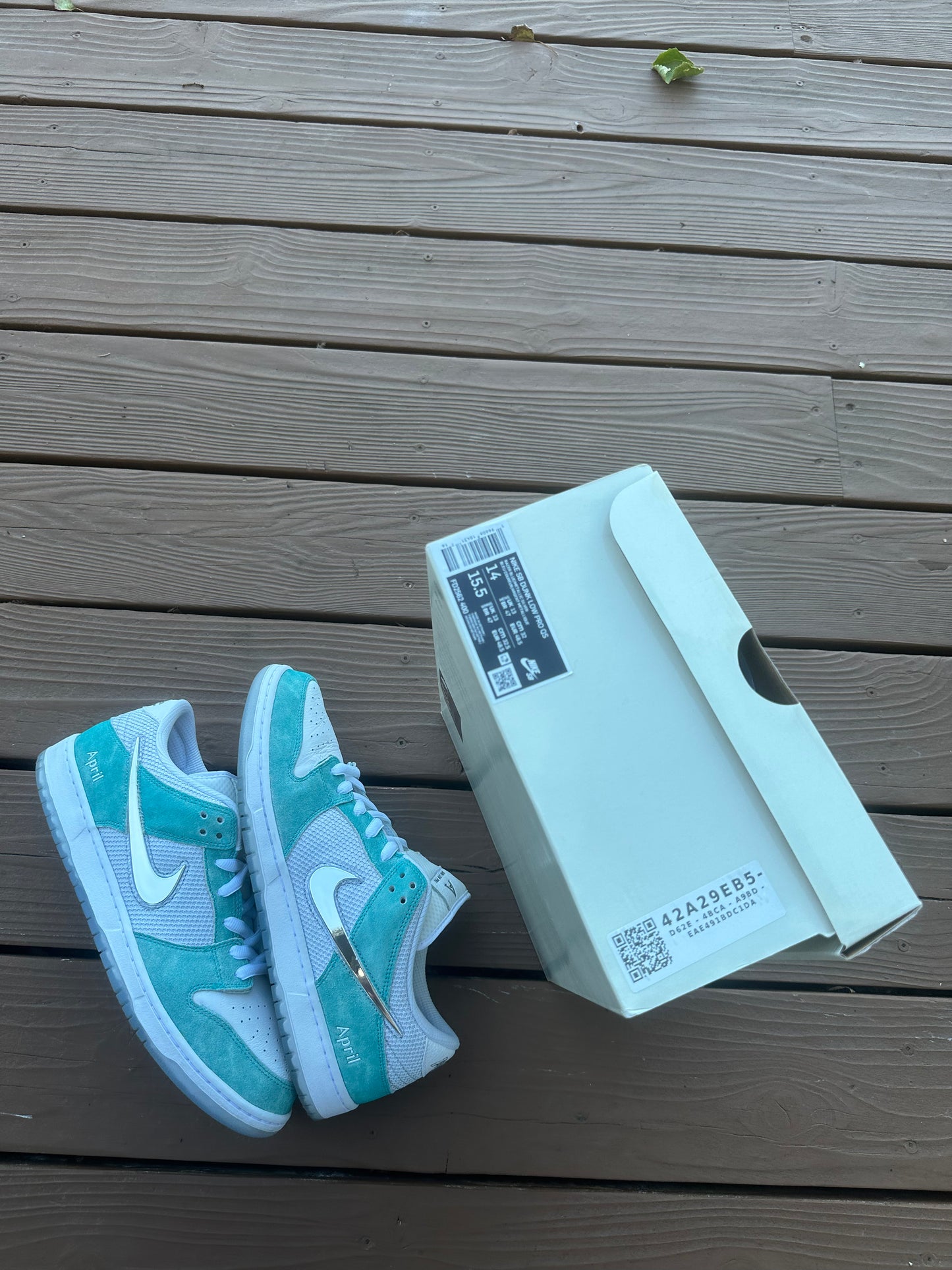 Size 14 - April Skateboards x Nike SB Dunk Low Pro "Turbo Green"
