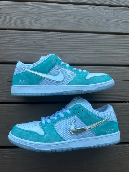Size 14 - April Skateboards x Nike SB Dunk Low Pro "Turbo Green"