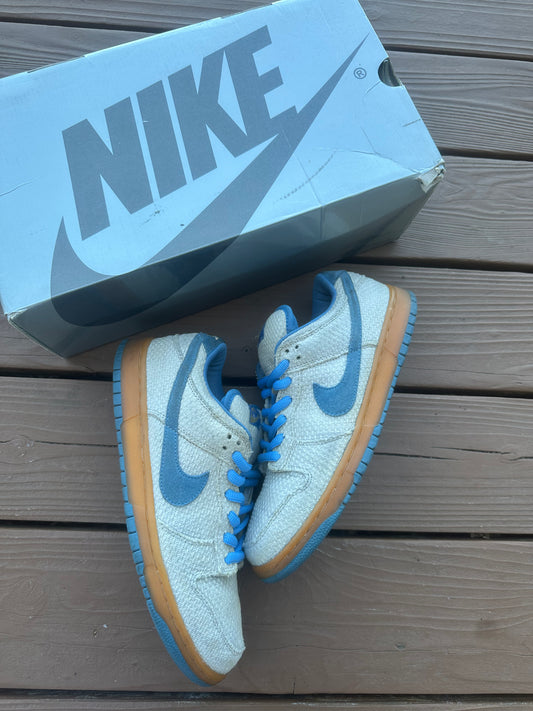 Size 10.5 - Nike Dunk Low Pro SB Blue Hemp