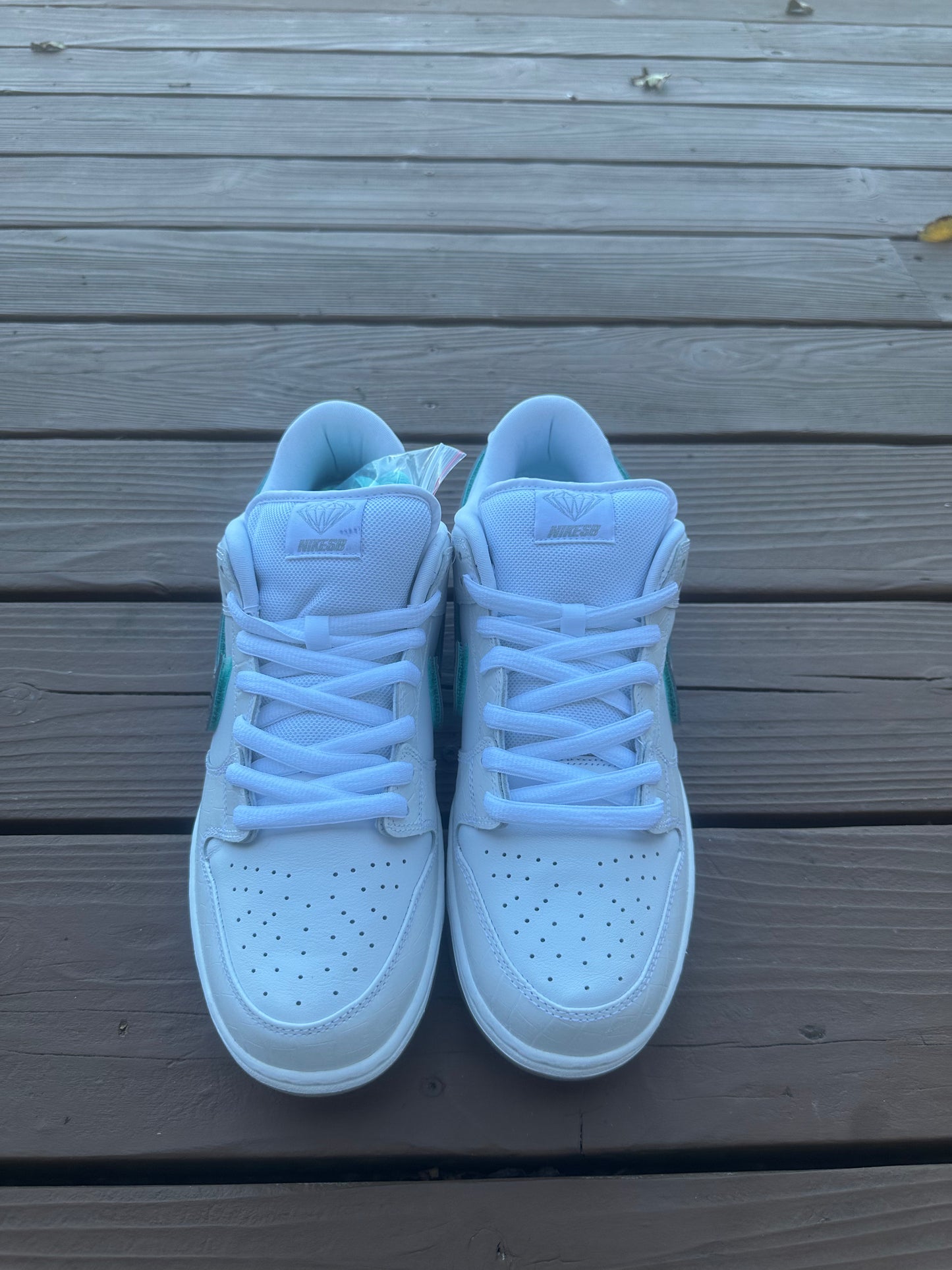 Size 11.5 - Diamond Supply Co. x Nike SB Dunk Low Pro White Diamond