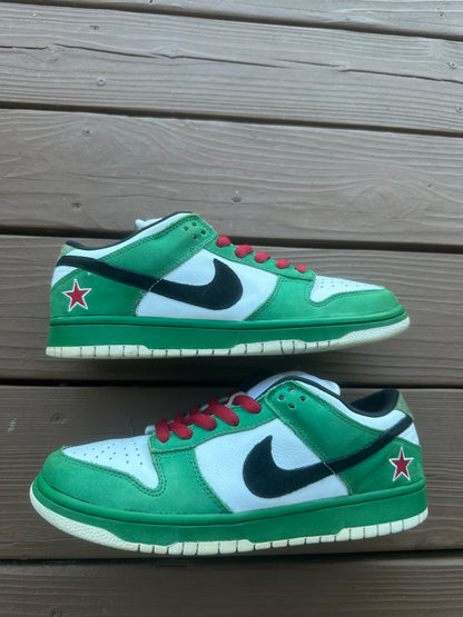 Size 9.5 - Nike Dunk Low Pro SB Heineken