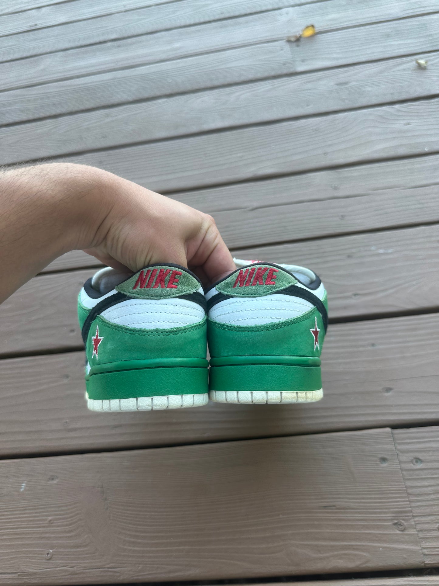Size 9.5 - Nike Dunk Low Pro SB Heineken