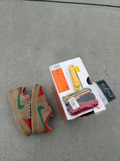 Size 10.5 - Nike Dunk Low 6.0 Rasta