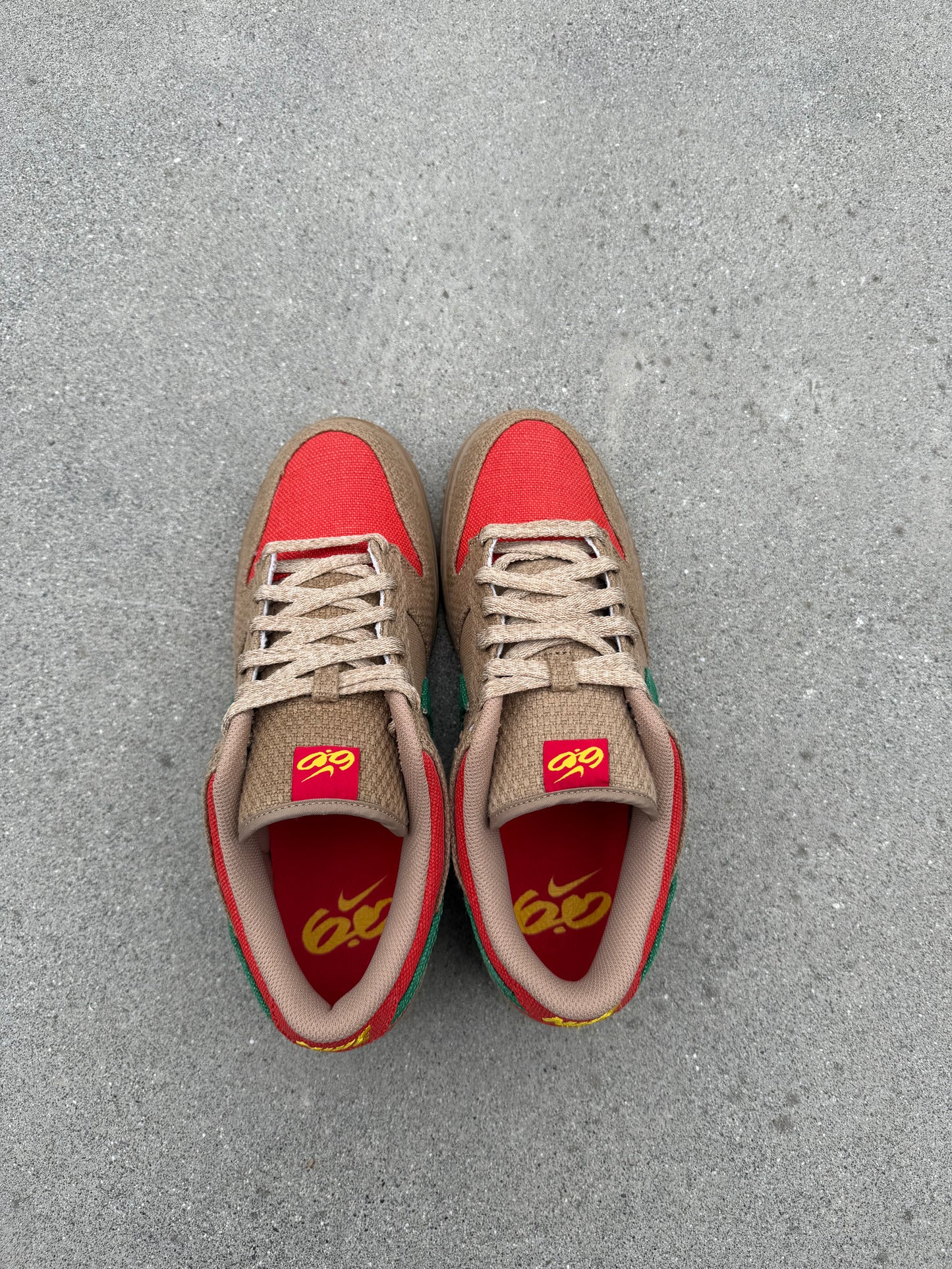 Size 10.5 - Nike Dunk Low 6.0 Rasta